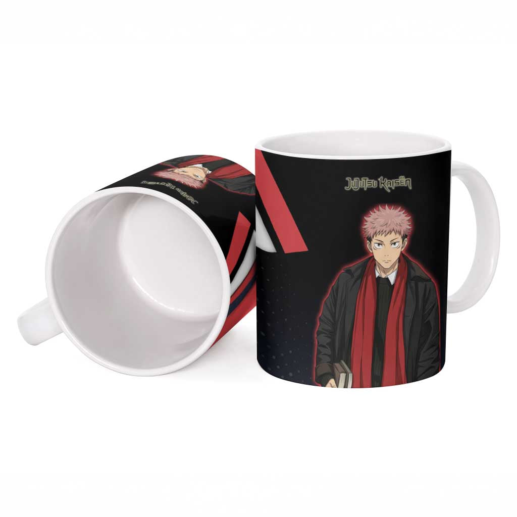 Yuji Itadori Ceramic Mug Casual Anime Hero Style