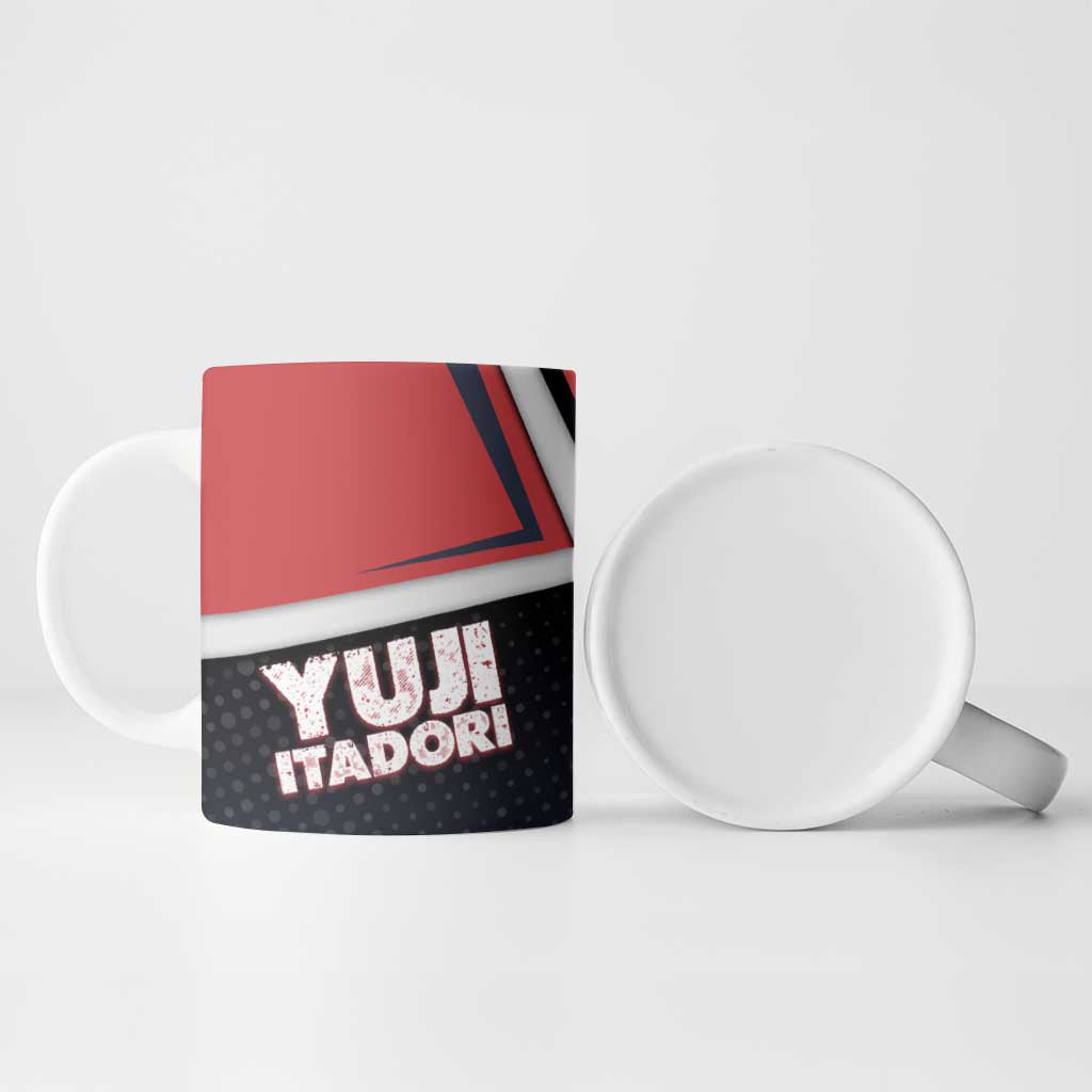 Yuji Itadori Ceramic Mug Casual Anime Hero Style