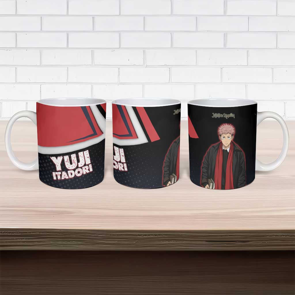 Yuji Itadori Ceramic Mug Casual Anime Hero Style
