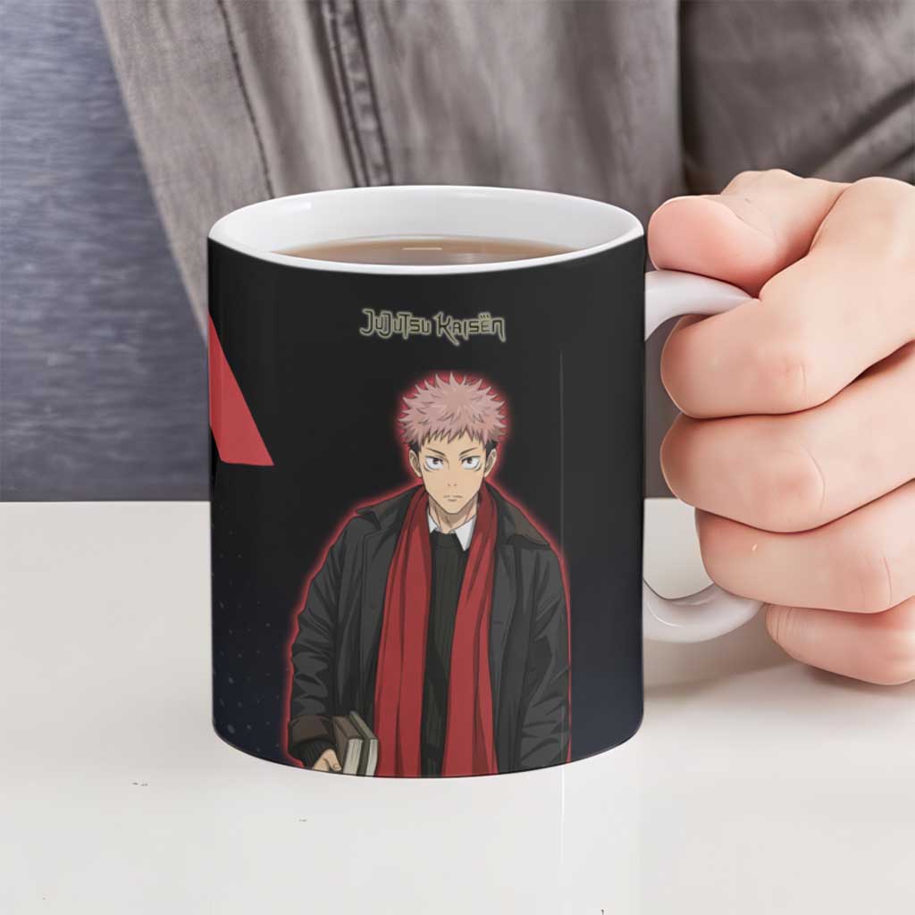 Yuji Itadori Ceramic Mug Casual Anime Hero Style