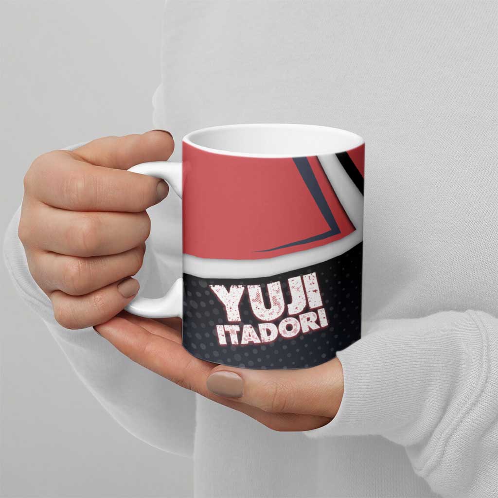 Yuji Itadori Ceramic Mug Casual Anime Hero Style