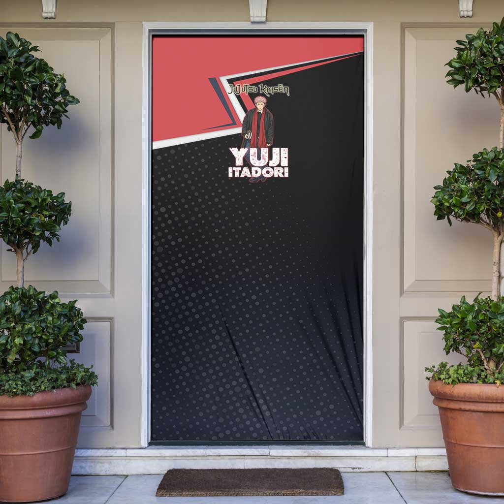 Yuji Itadori Door Cover Casual Anime Hero Style