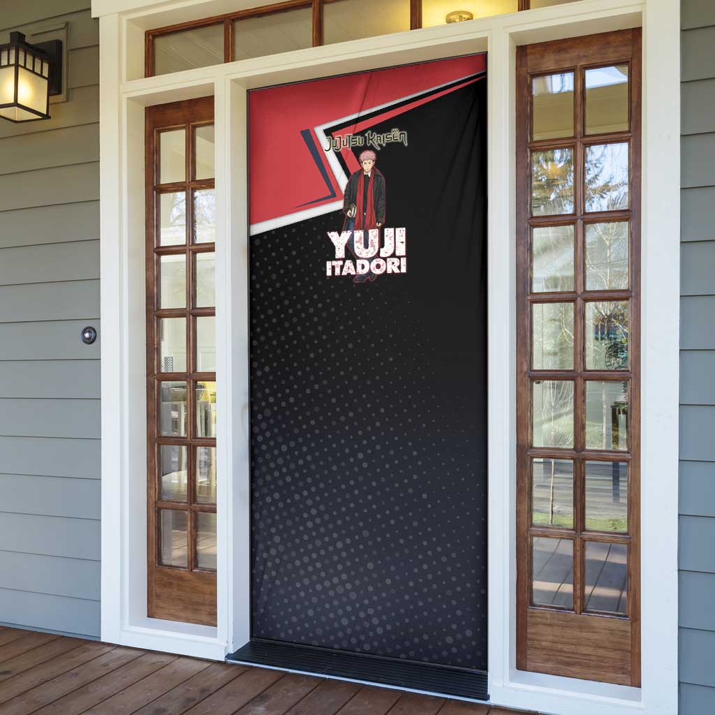 Yuji Itadori Door Cover Casual Anime Hero Style