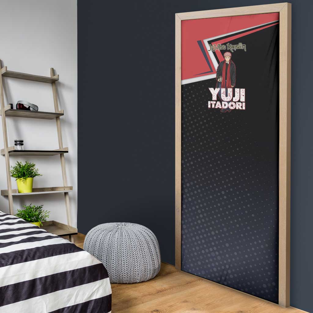 Yuji Itadori Door Cover Casual Anime Hero Style