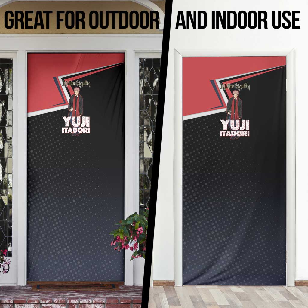 Yuji Itadori Door Cover Casual Anime Hero Style