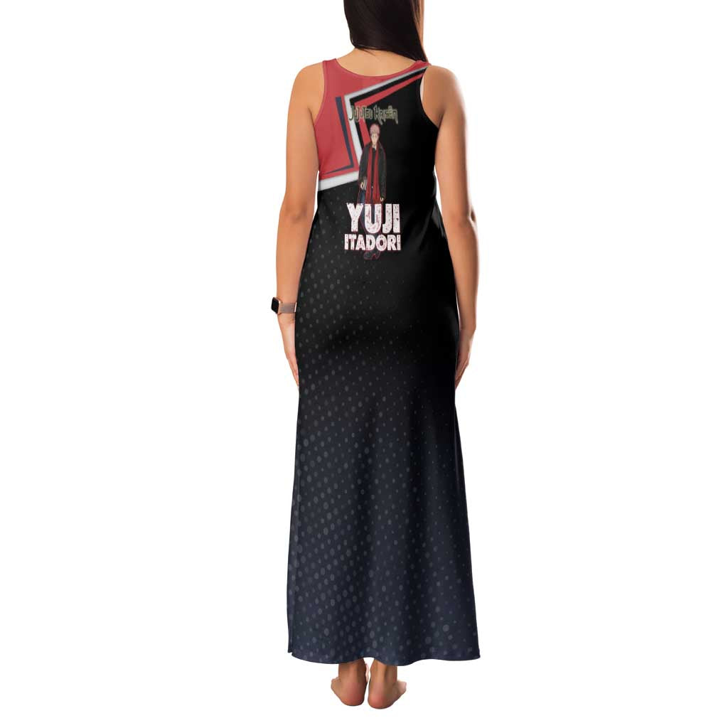 Yuji Itadori Family Matching Tank Maxi Dress and Hawaiian Shirt Casual Anime Hero Style
