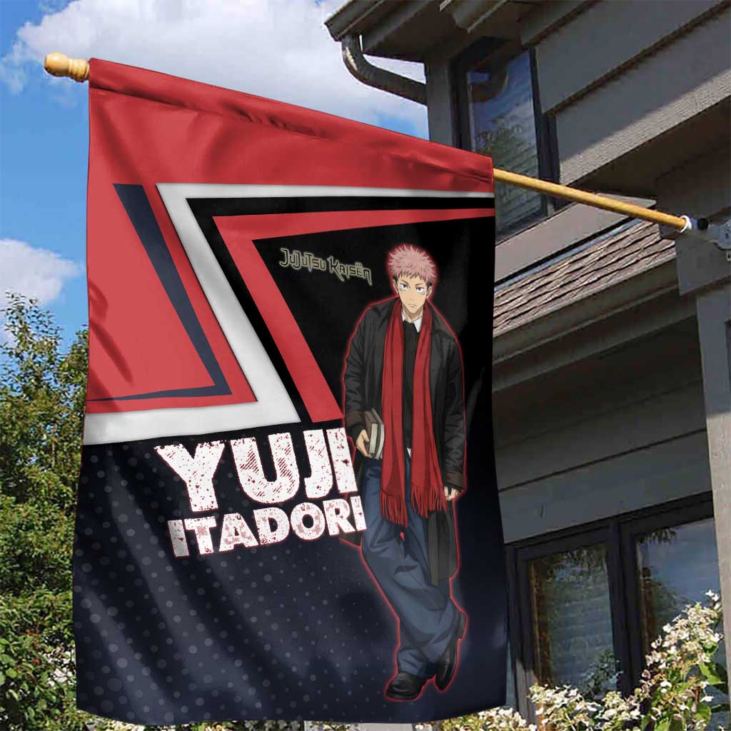 Yuji Itadori Garden Flag Casual Anime Hero Style