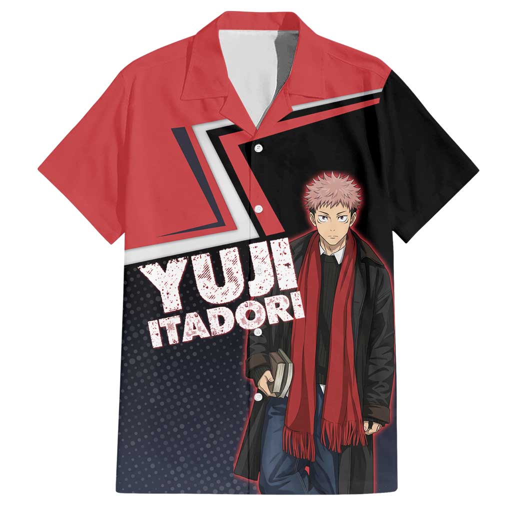 Yuji Itadori Hawaiian Shirt Casual Anime Hero Style