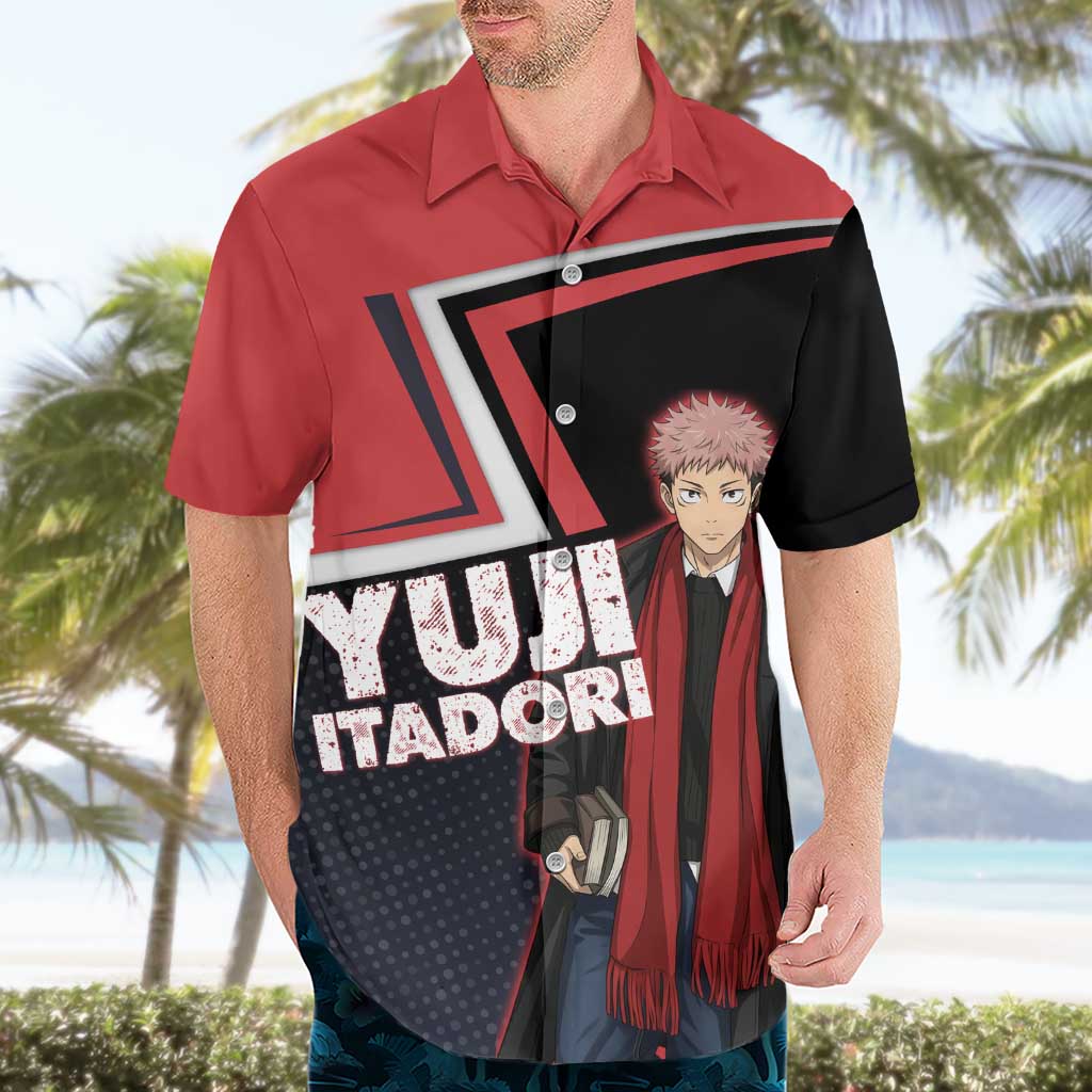 Yuji Itadori Hawaiian Shirt Casual Anime Hero Style