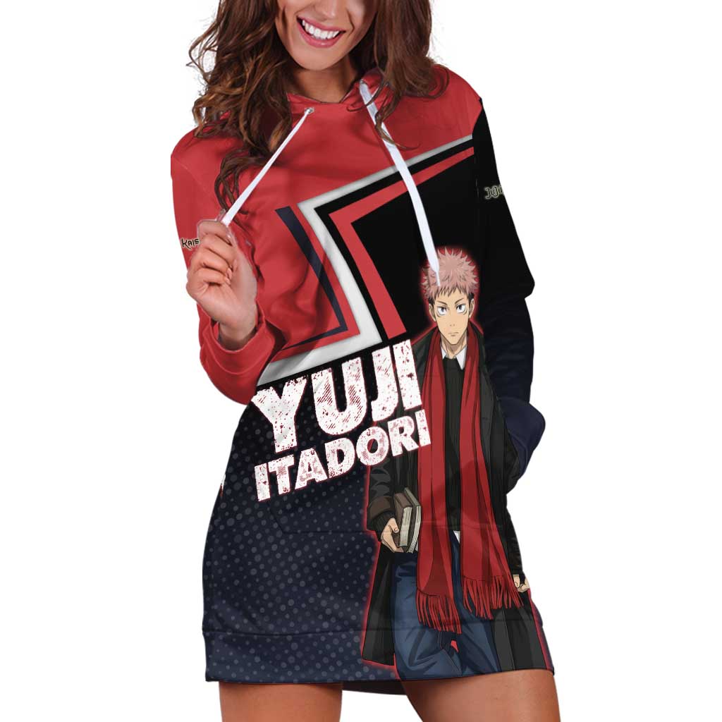 Yuji Itadori Hoodie Dress Casual Anime Hero Style