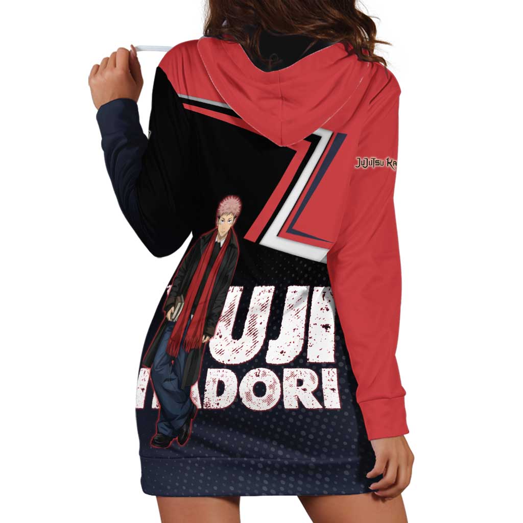 Yuji Itadori Hoodie Dress Casual Anime Hero Style