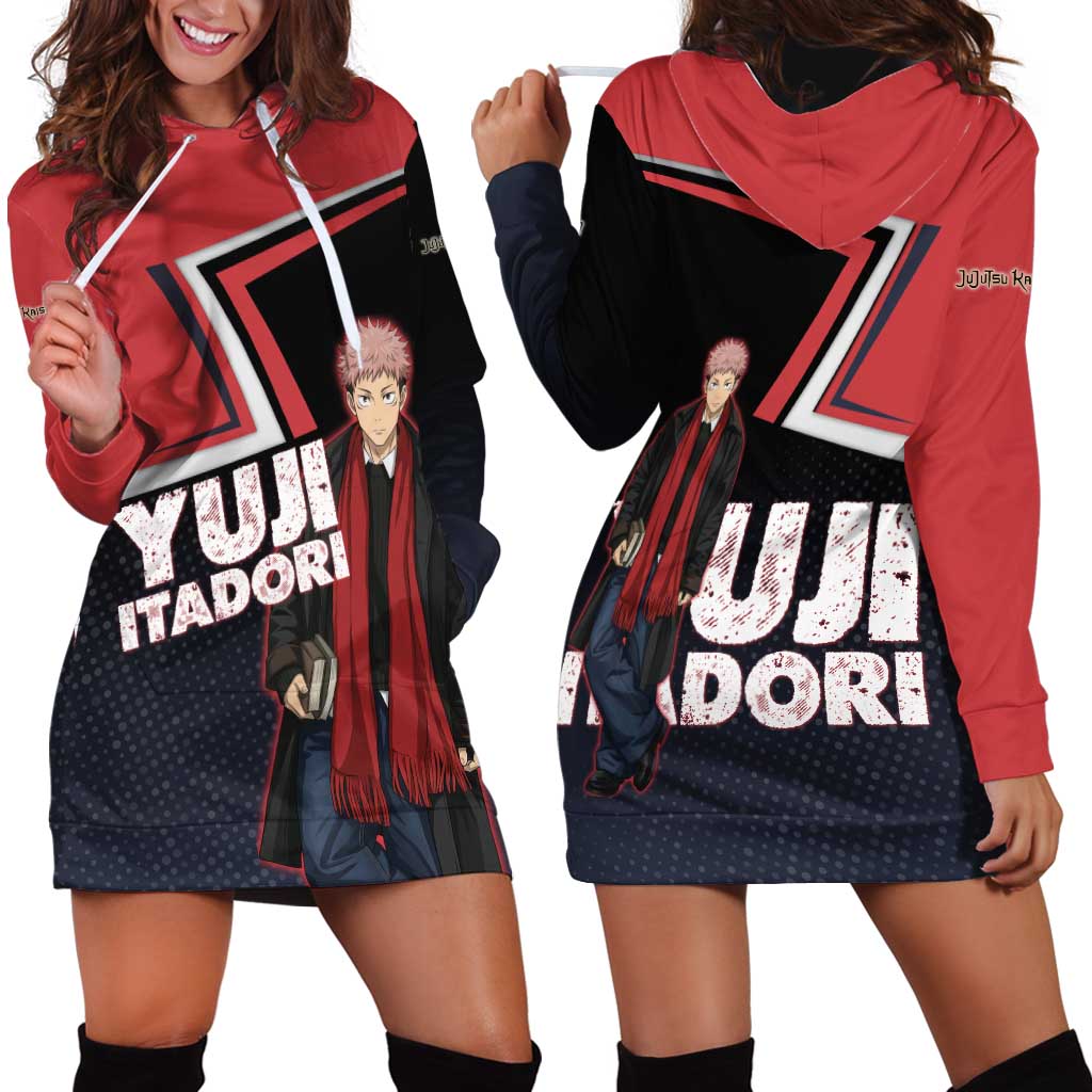 Yuji Itadori Hoodie Dress Casual Anime Hero Style