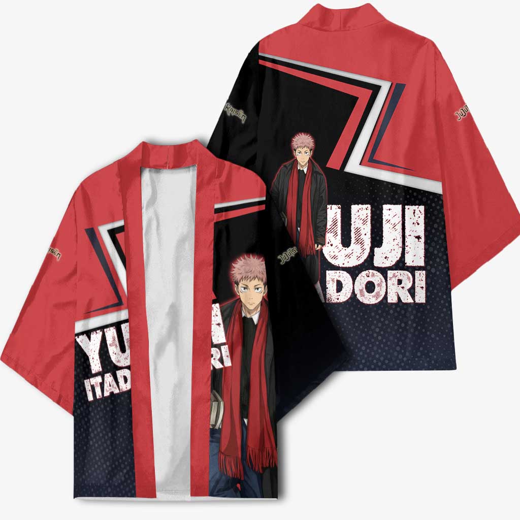 Yuji Itadori Kimono Casual Anime Hero Style