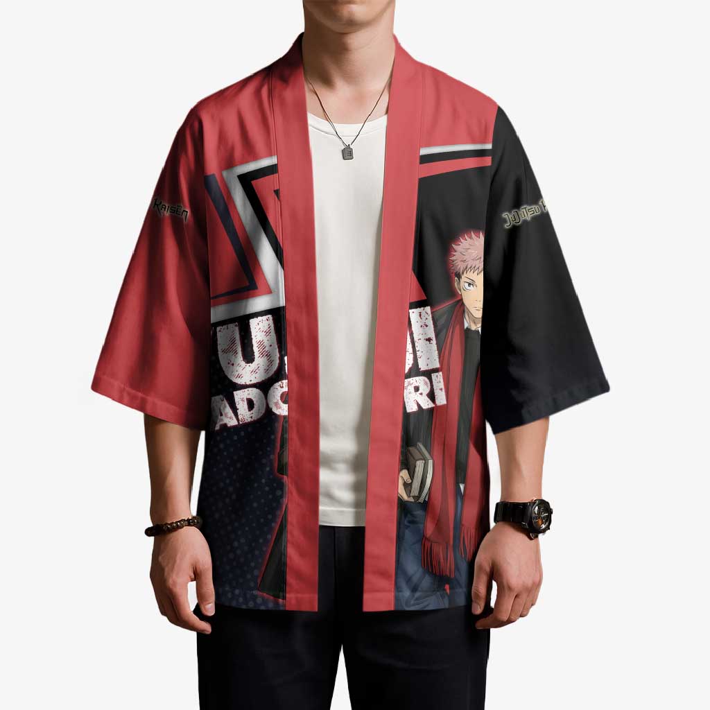 Yuji Itadori Kimono Casual Anime Hero Style