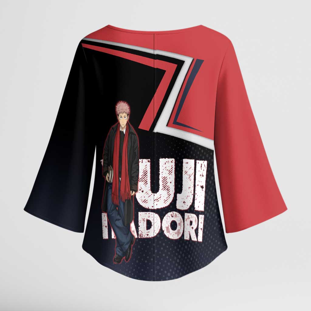 Yuji Itadori Kimono Sleeve Blouse Casual Anime Hero Style