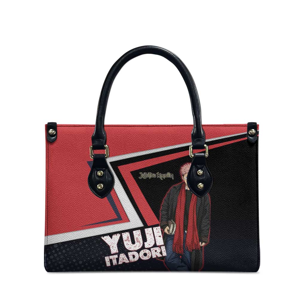 Yuji Itadori Leather Bag Casual Anime Hero Style