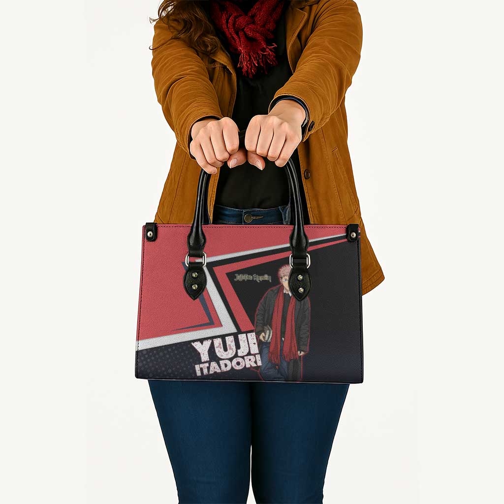 Yuji Itadori Leather Bag Casual Anime Hero Style
