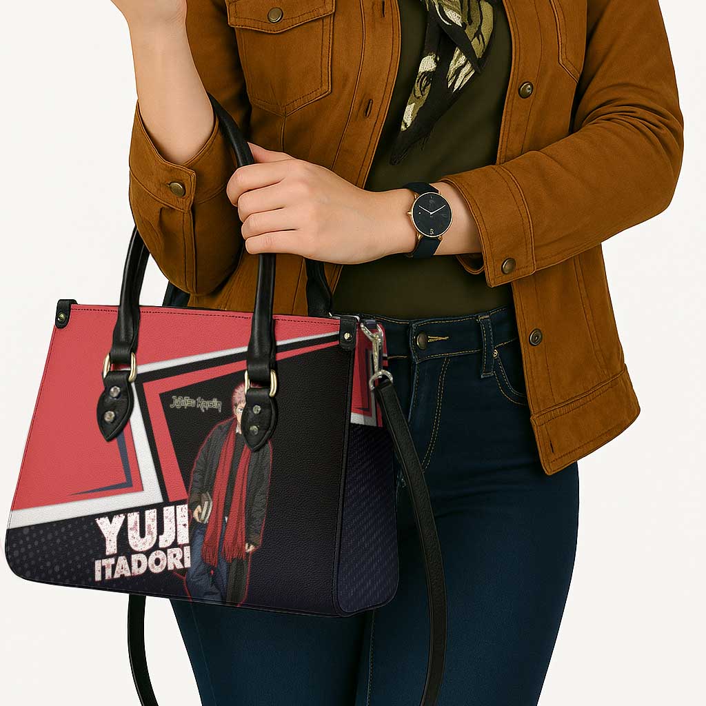 Yuji Itadori Leather Bag Casual Anime Hero Style