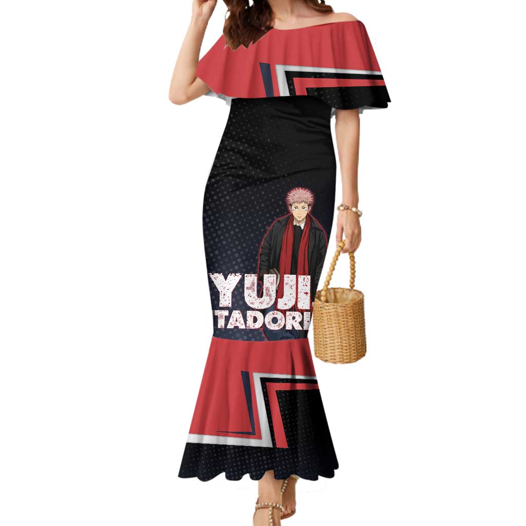 Yuji Itadori Mermaid Dress Casual Anime Hero Style