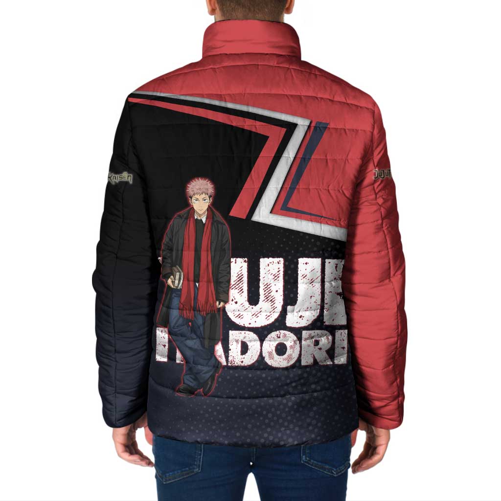 Yuji Itadori Padded Jacket Casual Anime Hero Style