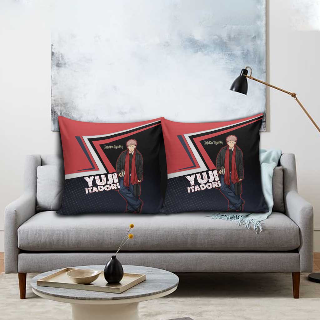 Yuji Itadori Pillow Cover Casual Anime Hero Style
