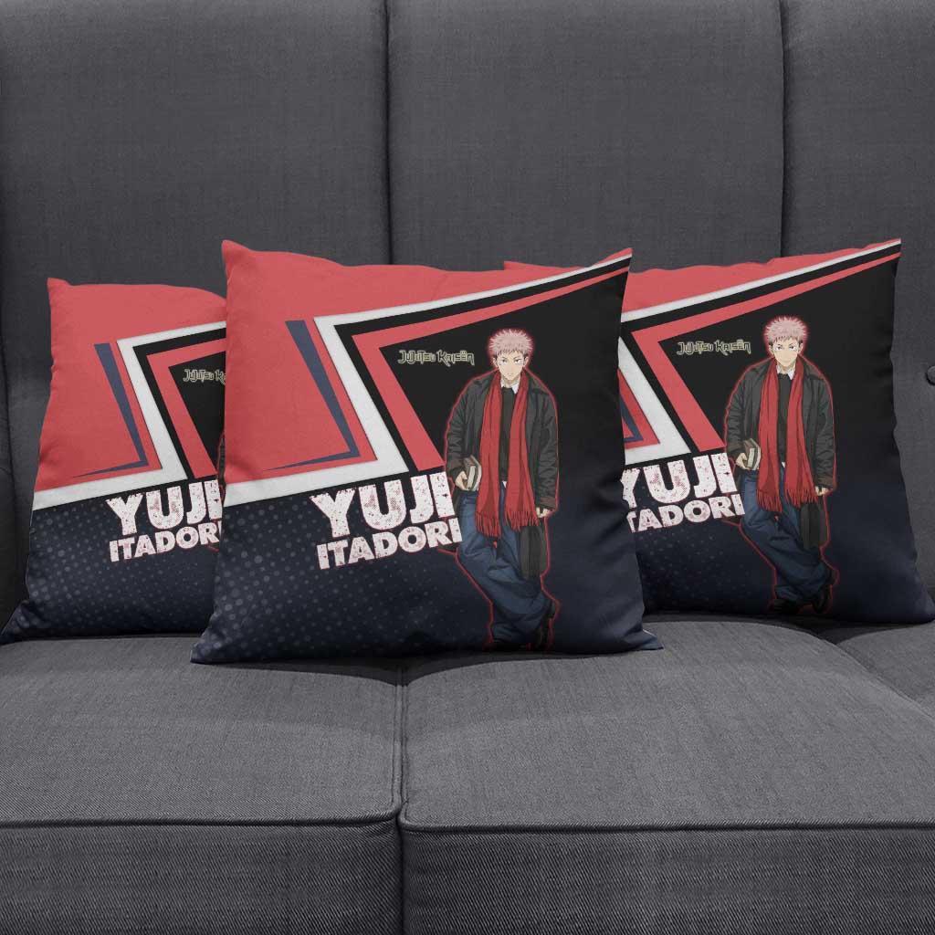 Yuji Itadori Pillow Cover Casual Anime Hero Style