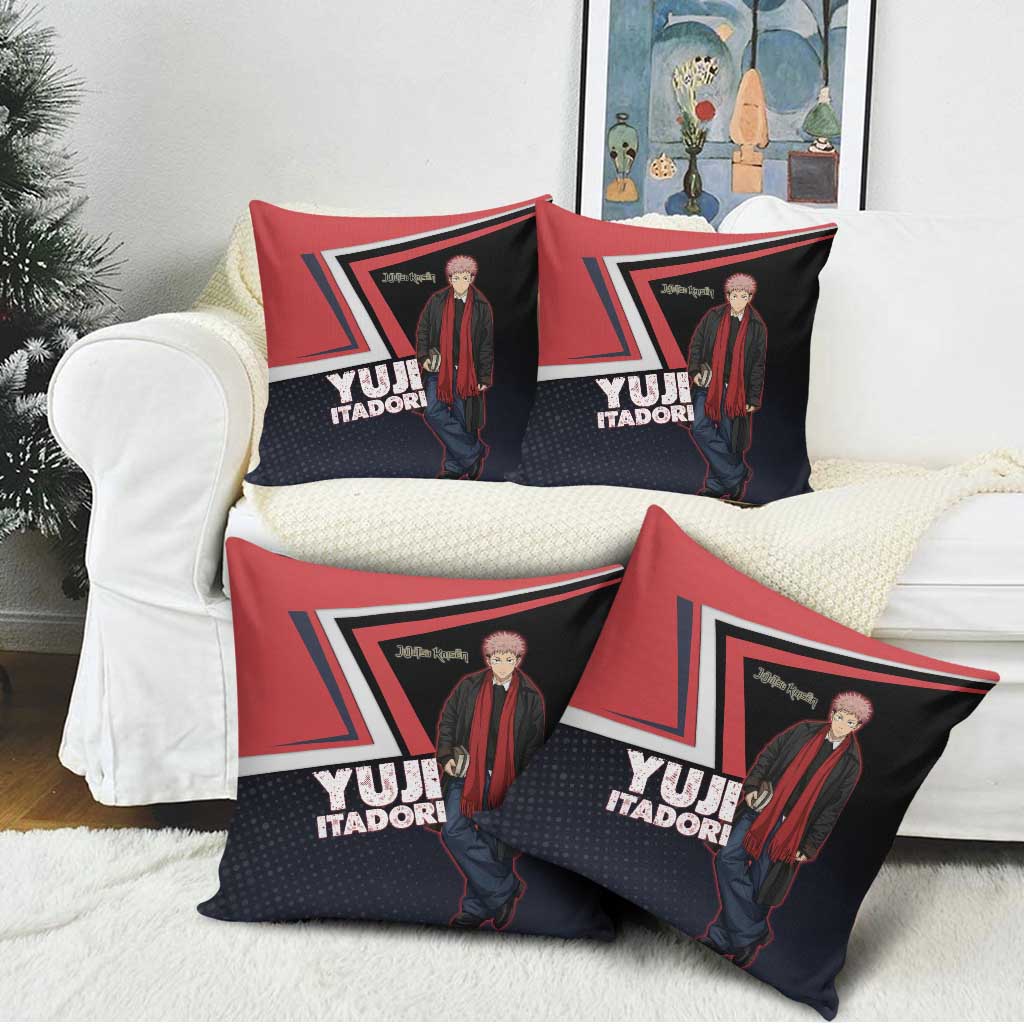 Yuji Itadori Pillow Cover Casual Anime Hero Style