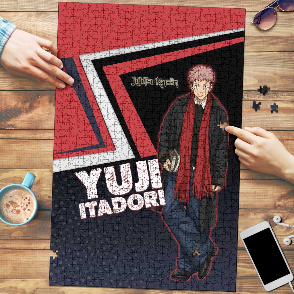 Yuji Itadori Puzzle Casual Anime Hero Style