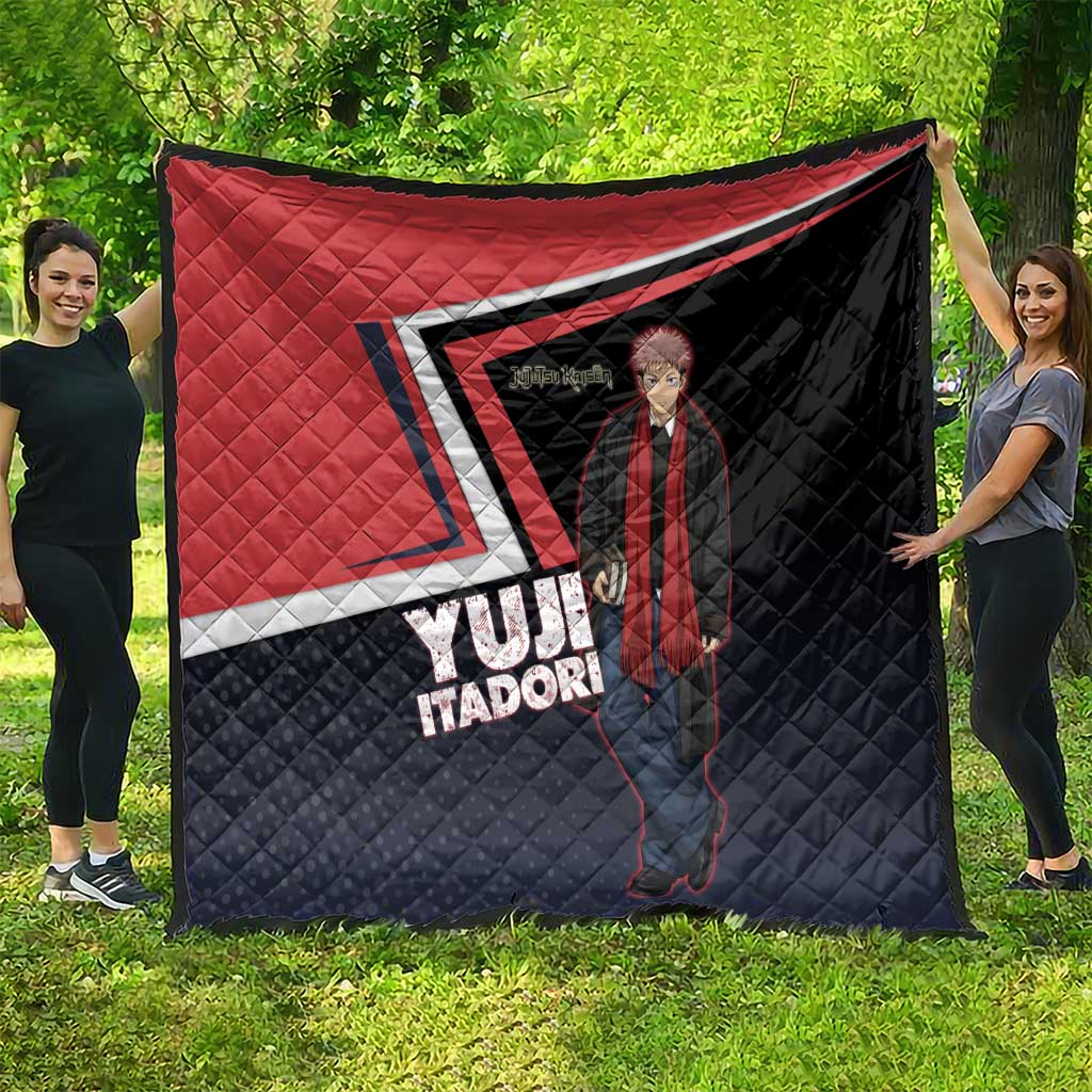 Yuji Itadori Quilt Casual Anime Hero Style
