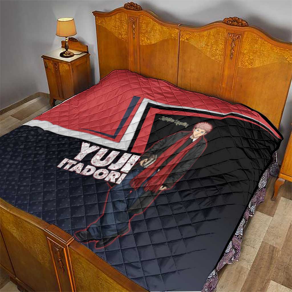 Yuji Itadori Quilt Casual Anime Hero Style