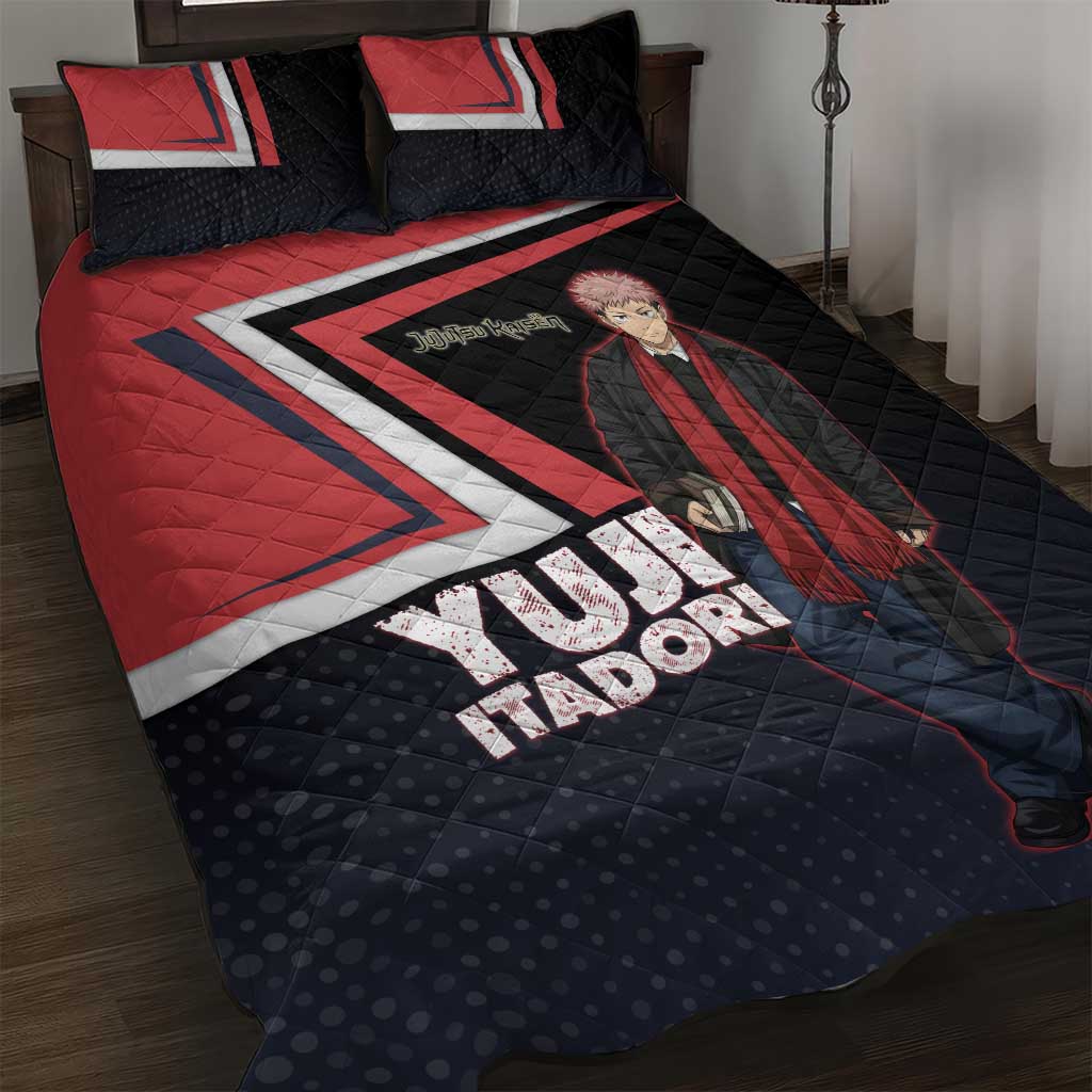 Yuji Itadori Quilt Bed Set Casual Anime Hero Style