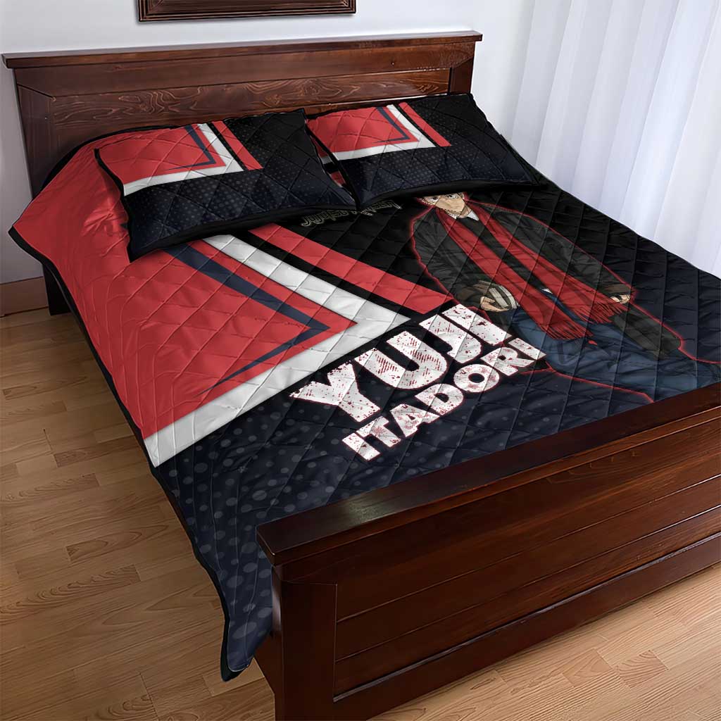 Yuji Itadori Quilt Bed Set Casual Anime Hero Style