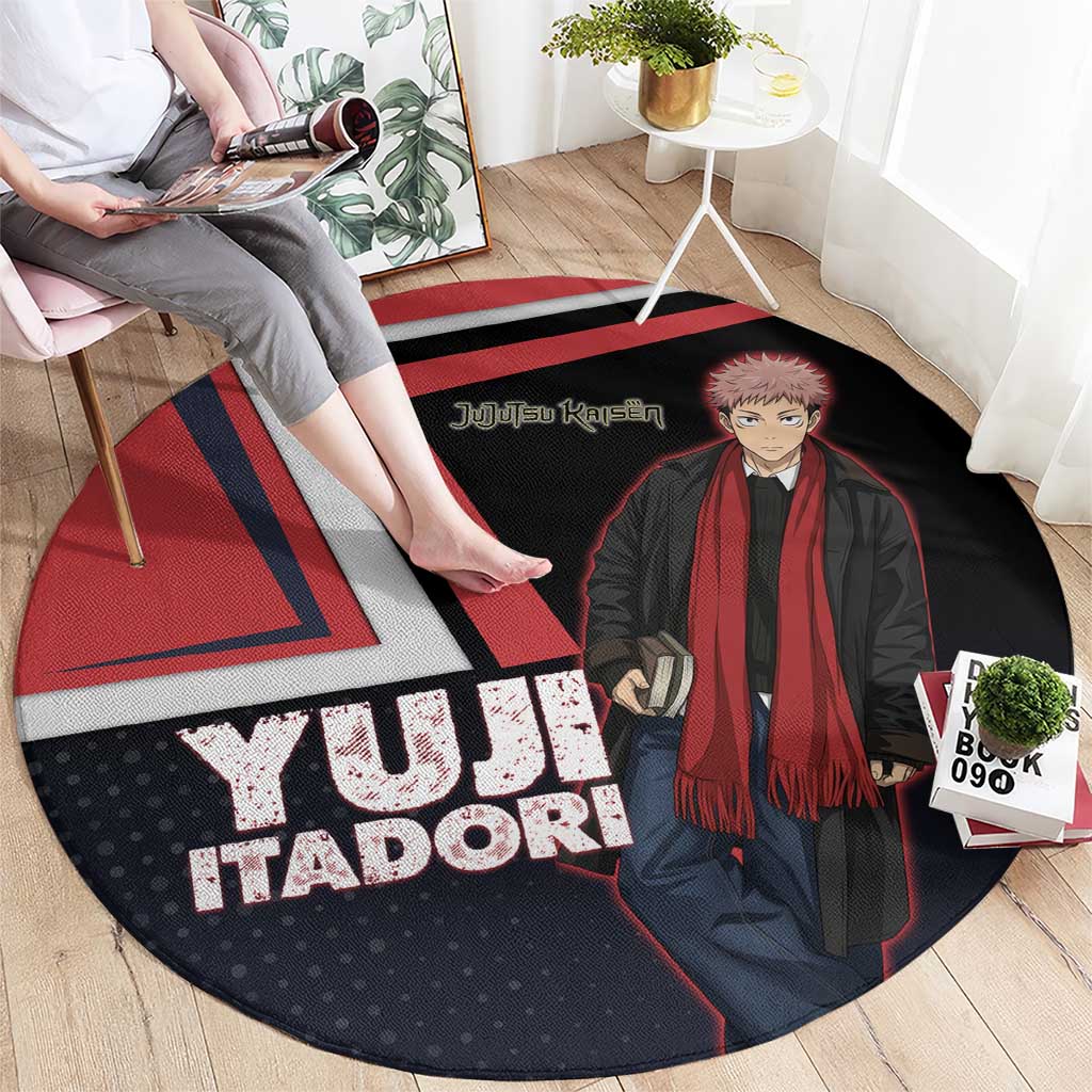 Yuji Itadori Round Carpet Casual Anime Hero Style