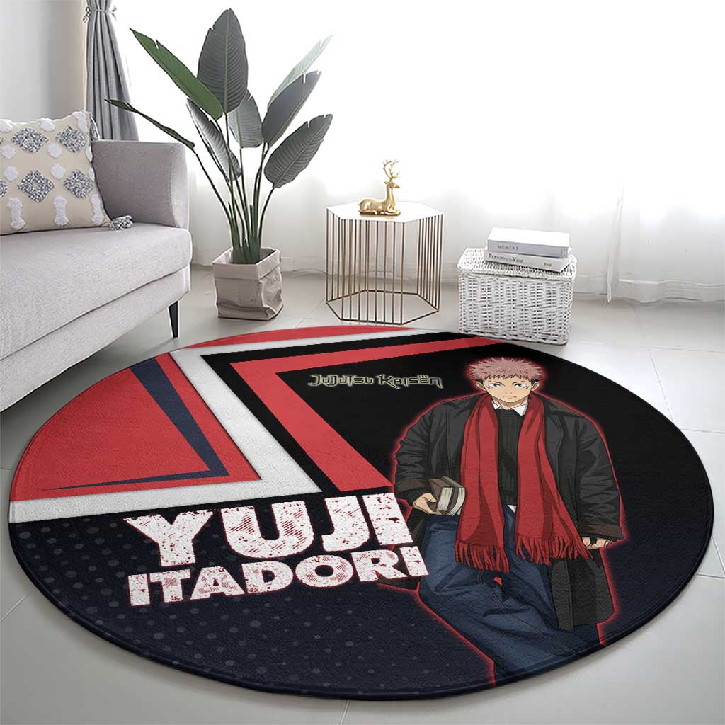Yuji Itadori Round Carpet Casual Anime Hero Style
