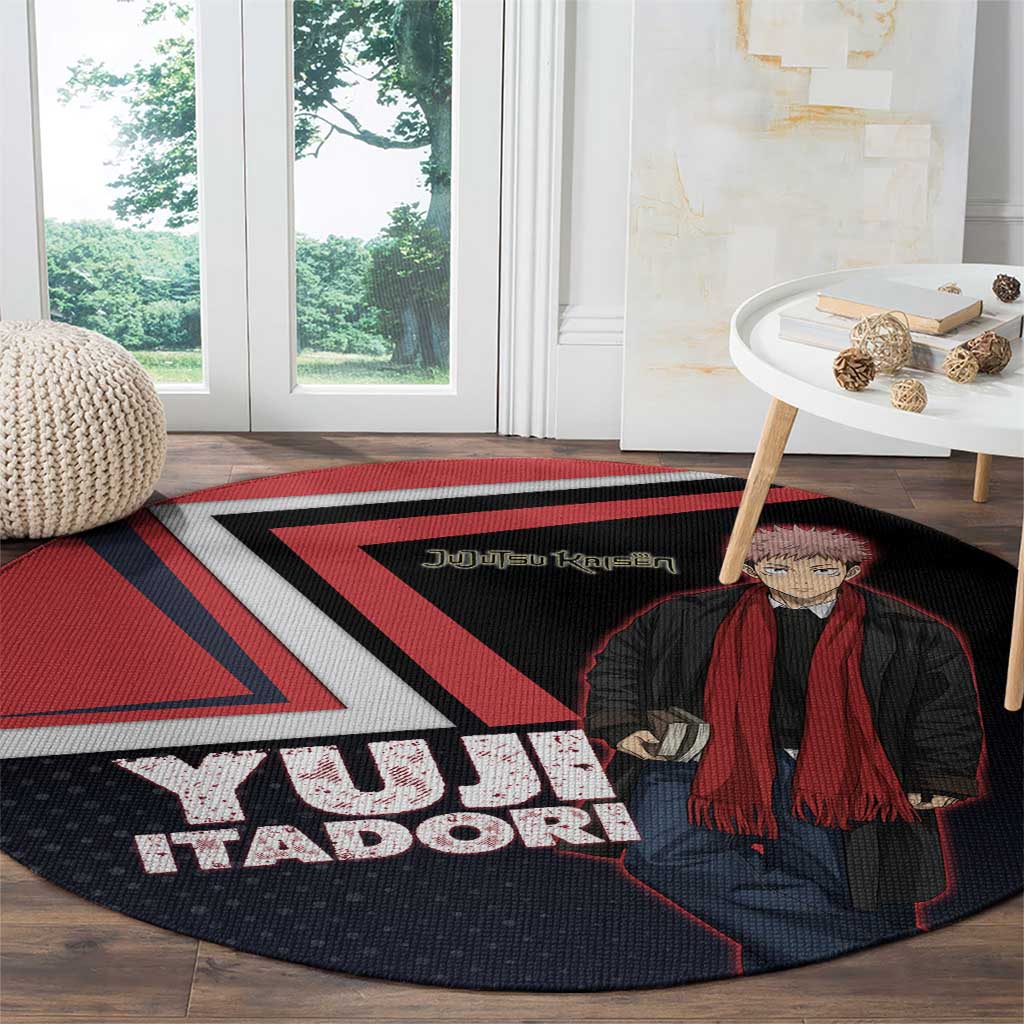 Yuji Itadori Round Carpet Casual Anime Hero Style