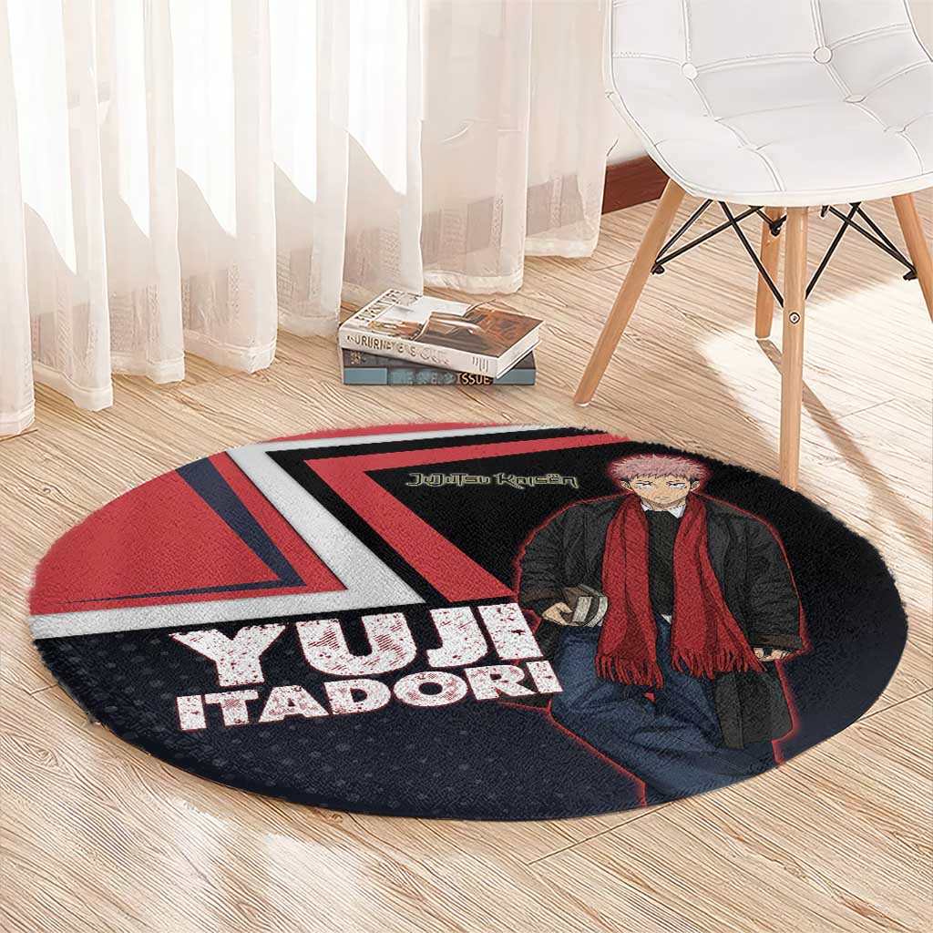 Yuji Itadori Round Carpet Casual Anime Hero Style