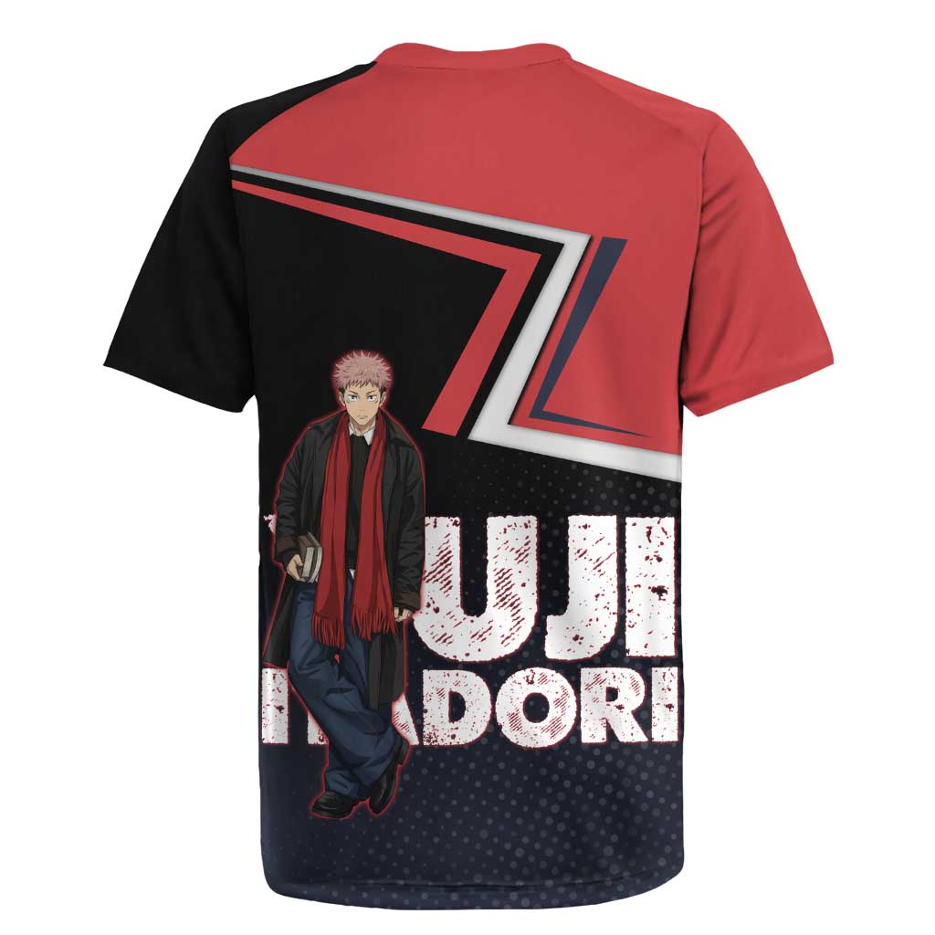 Yuji Itadori Rugby Jersey Casual Anime Hero Style