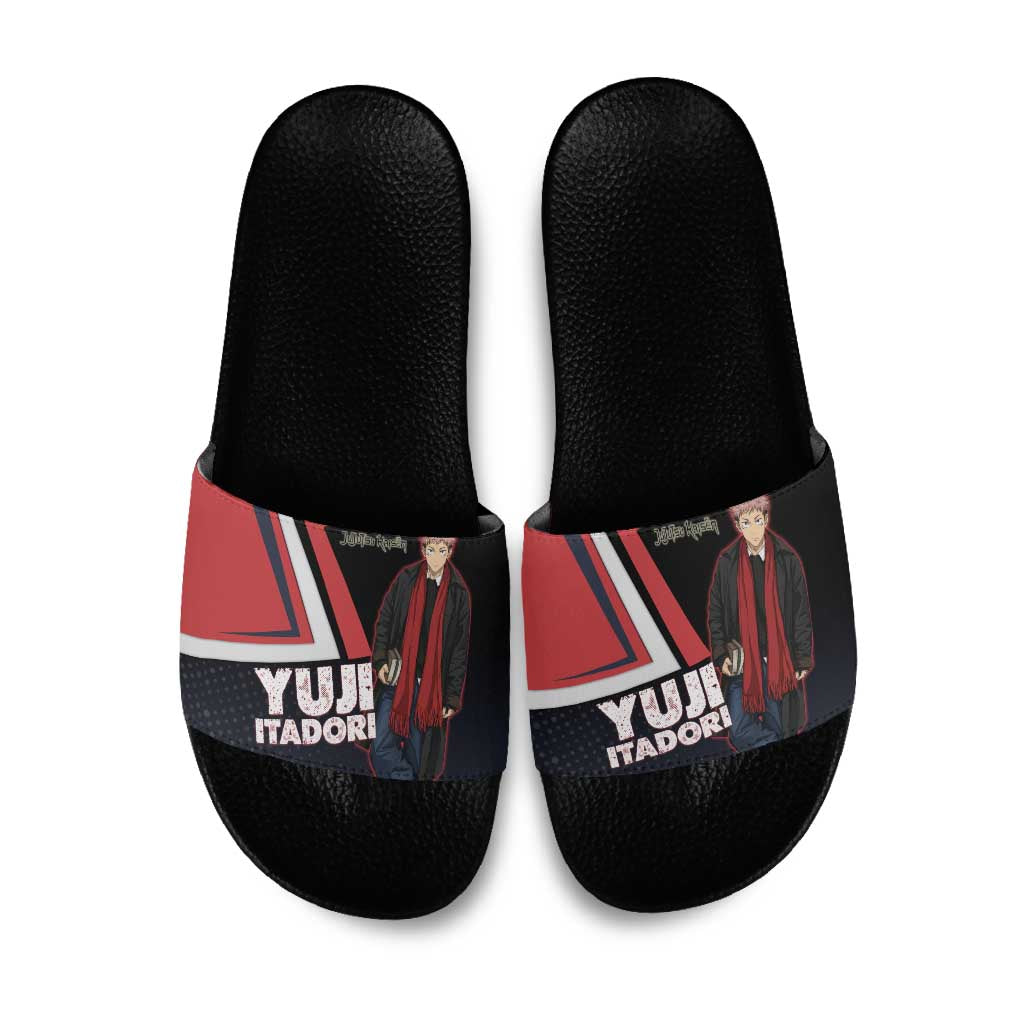 Yuji Itadori Slide Sandals Casual Anime Hero Style