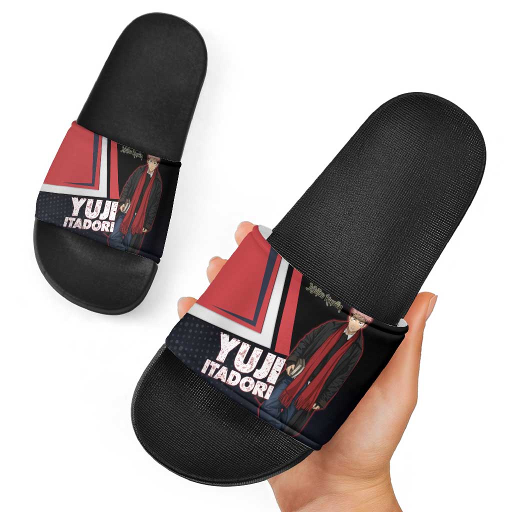Yuji Itadori Slide Sandals Casual Anime Hero Style