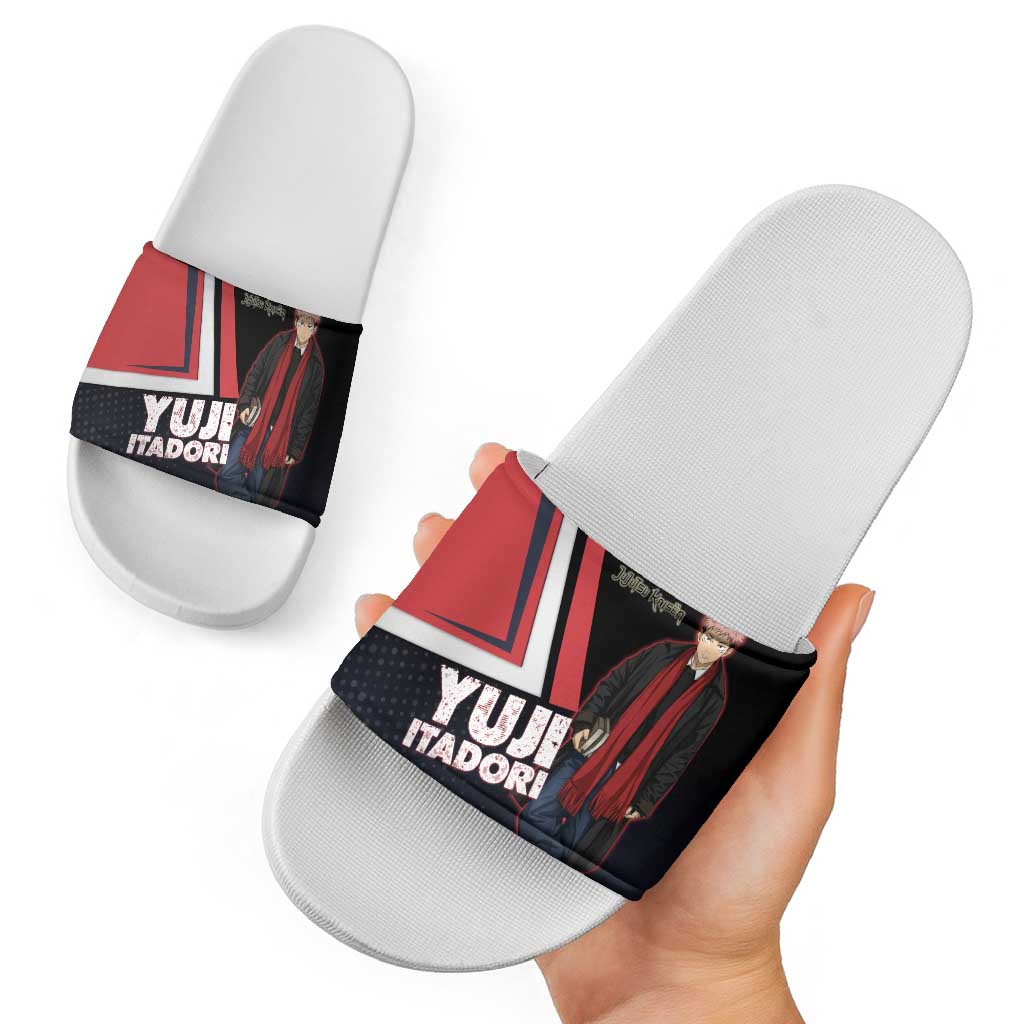 Yuji Itadori Slide Sandals Casual Anime Hero Style
