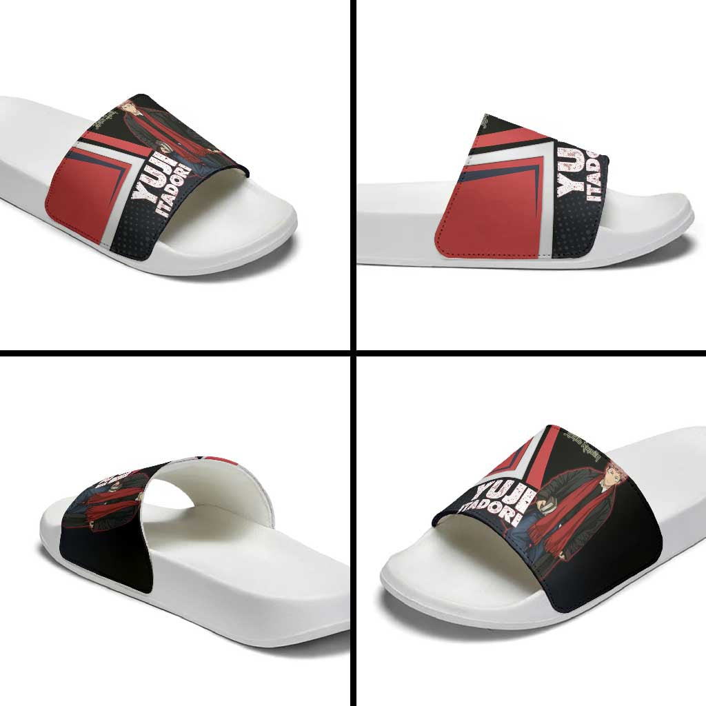 Yuji Itadori Slide Sandals Casual Anime Hero Style