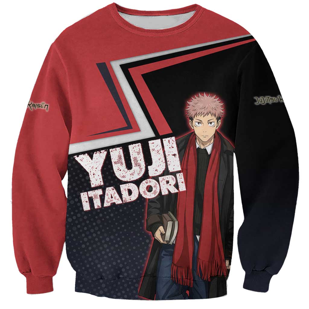 Yuji Itadori Sweatshirt Casual Anime Hero Style