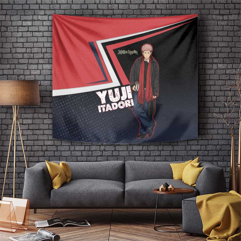 Yuji Itadori Tapestry Casual Anime Hero Style