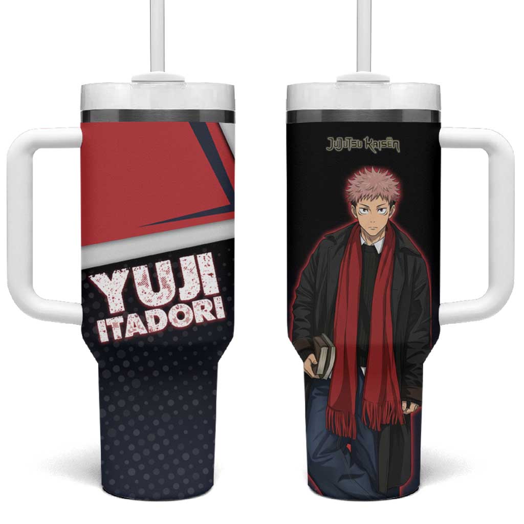 Yuji Itadori Tumbler With Handle Casual Anime Hero Style