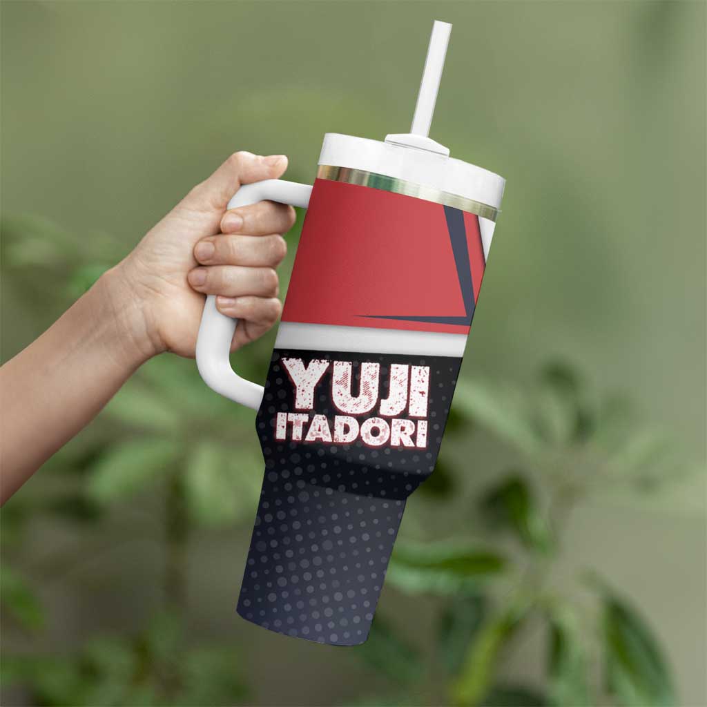 Yuji Itadori Tumbler With Handle Casual Anime Hero Style