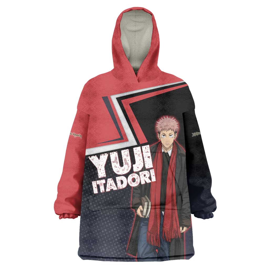 Yuji Itadori Wearable Blanket Hoodie Casual Anime Hero Style