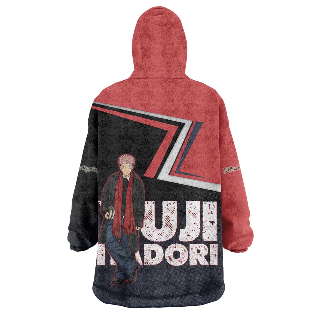 Yuji Itadori Wearable Blanket Hoodie Casual Anime Hero Style