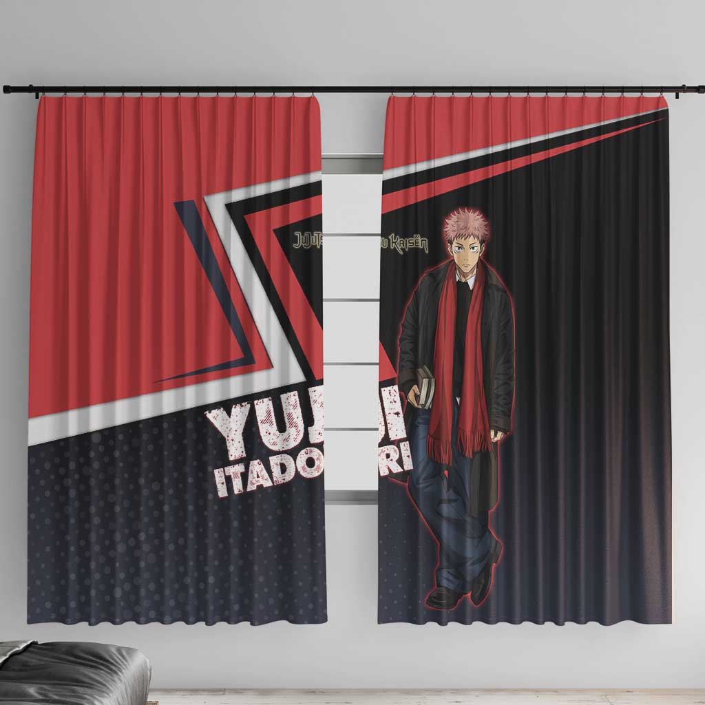Yuji Itadori Window Curtain Casual Anime Hero Style