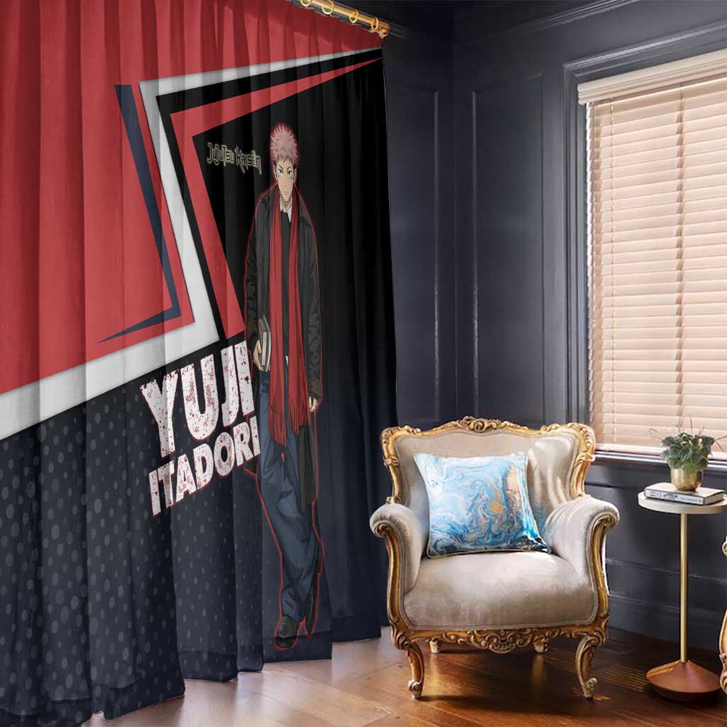 Yuji Itadori Window Curtain Casual Anime Hero Style