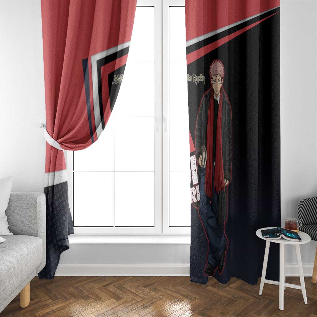 Yuji Itadori Window Curtain Casual Anime Hero Style